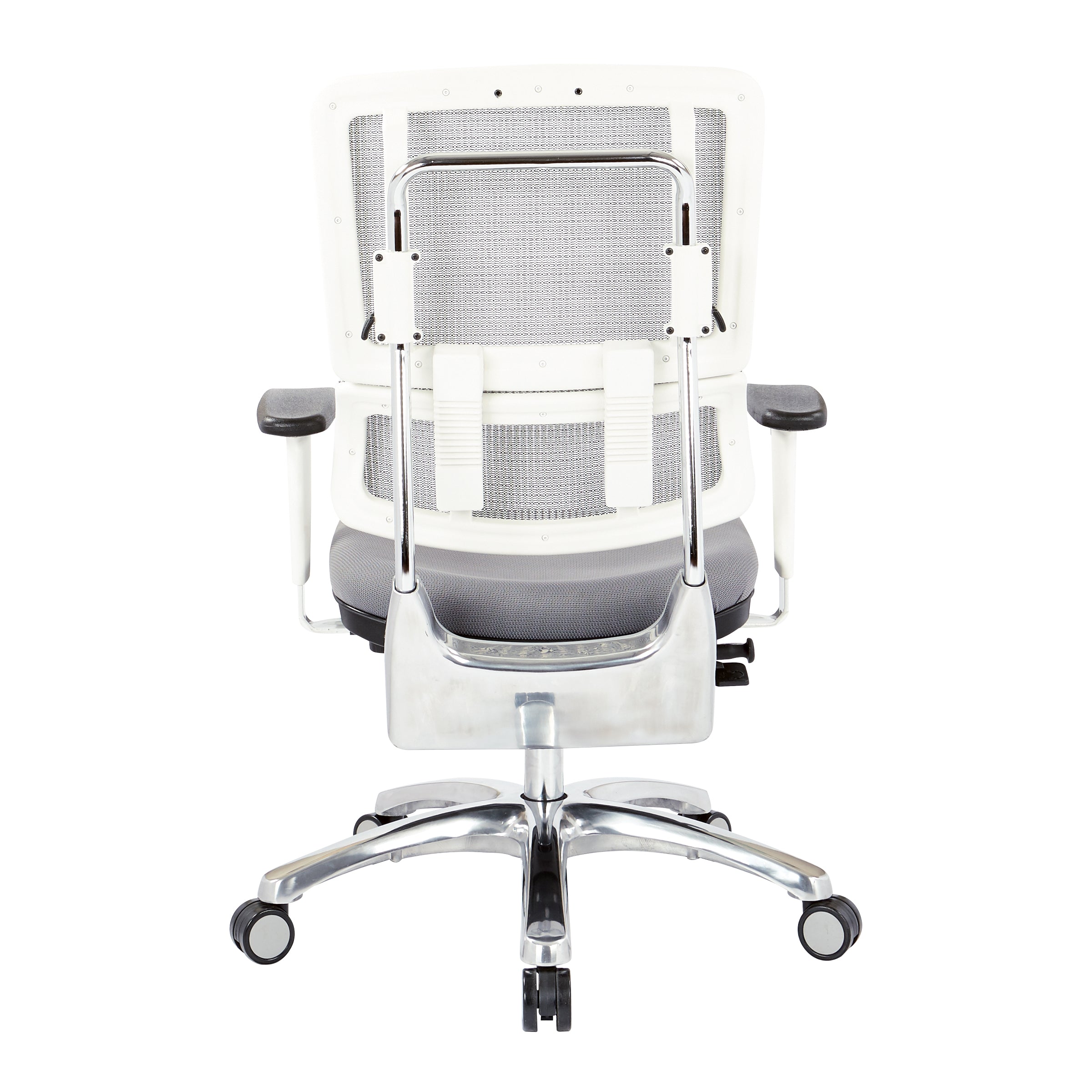 White Vertical Mesh Chair